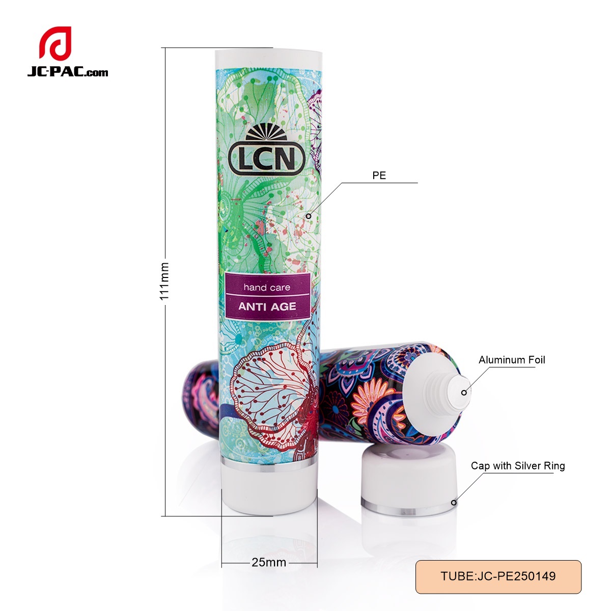 PE250149 30ml Customization Soft Tube For Hand Cream Tube, Empty Cosmetic PackingTube 