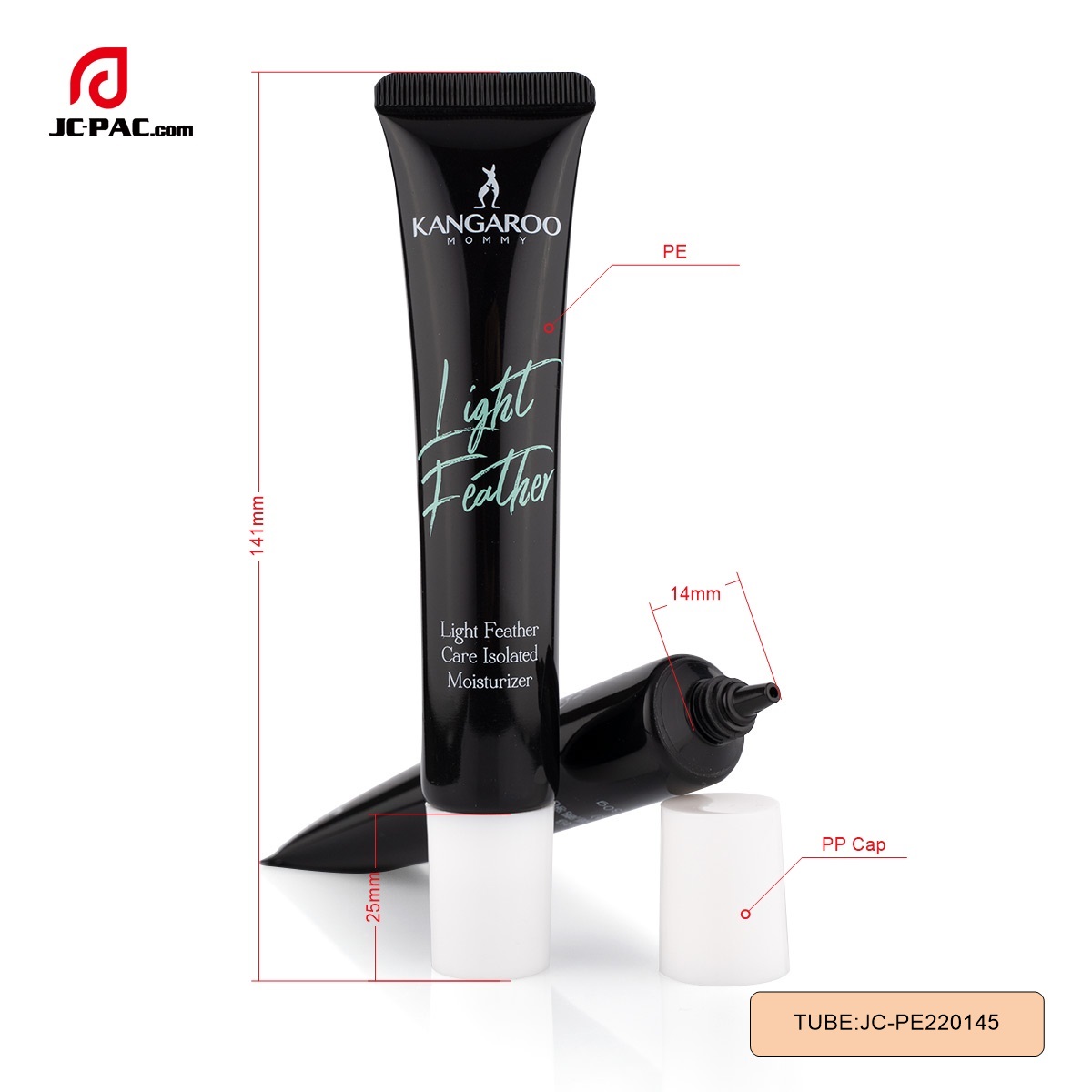PE220145 30ml Empty Cosmetic Tube for Moisturizer, Packaging Plastic Tube, Packaging Cosmetic Tube in China, Packing Tube for Sking care 