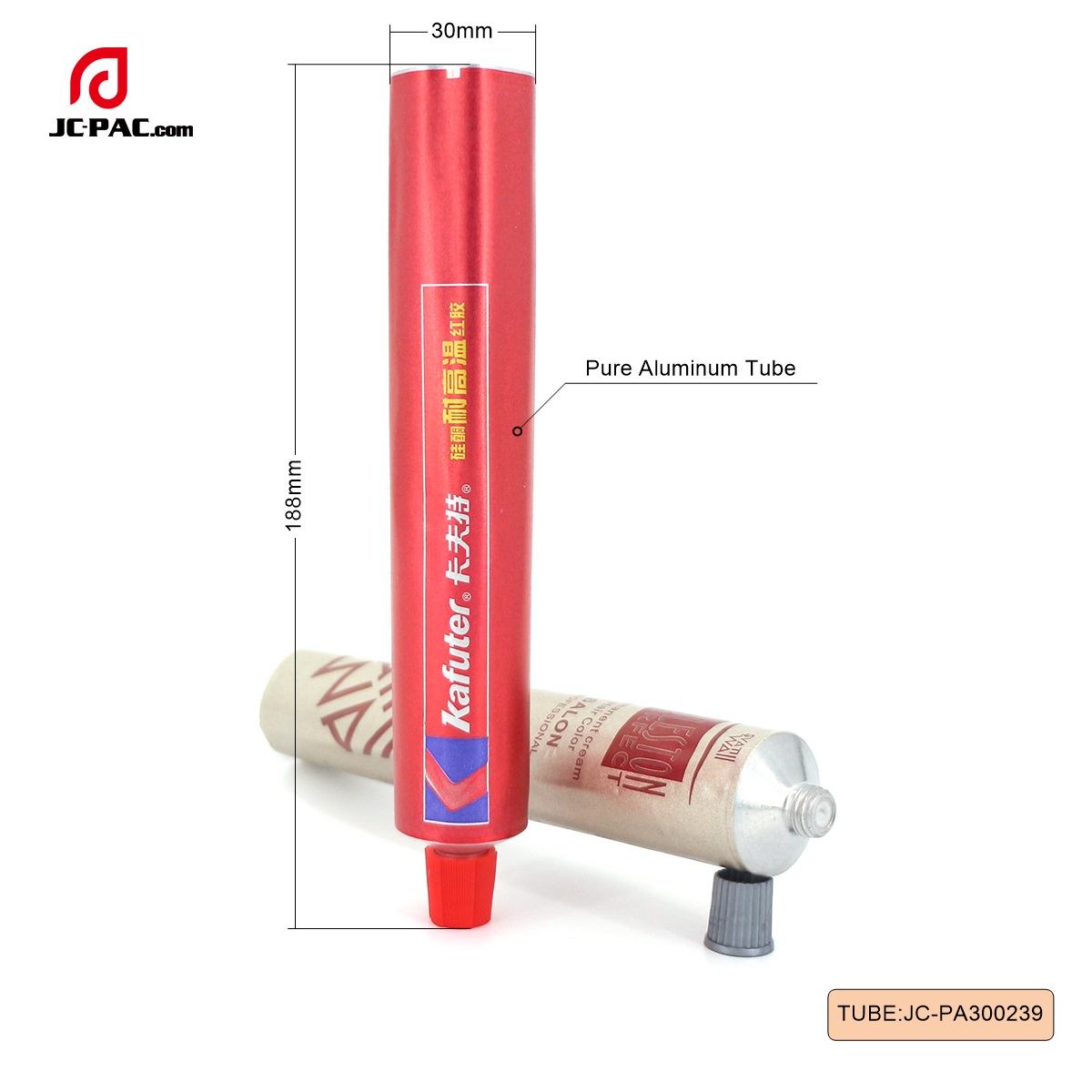 PA300239  90g Sealant Package Tube, Pure Aluminum Package Tube