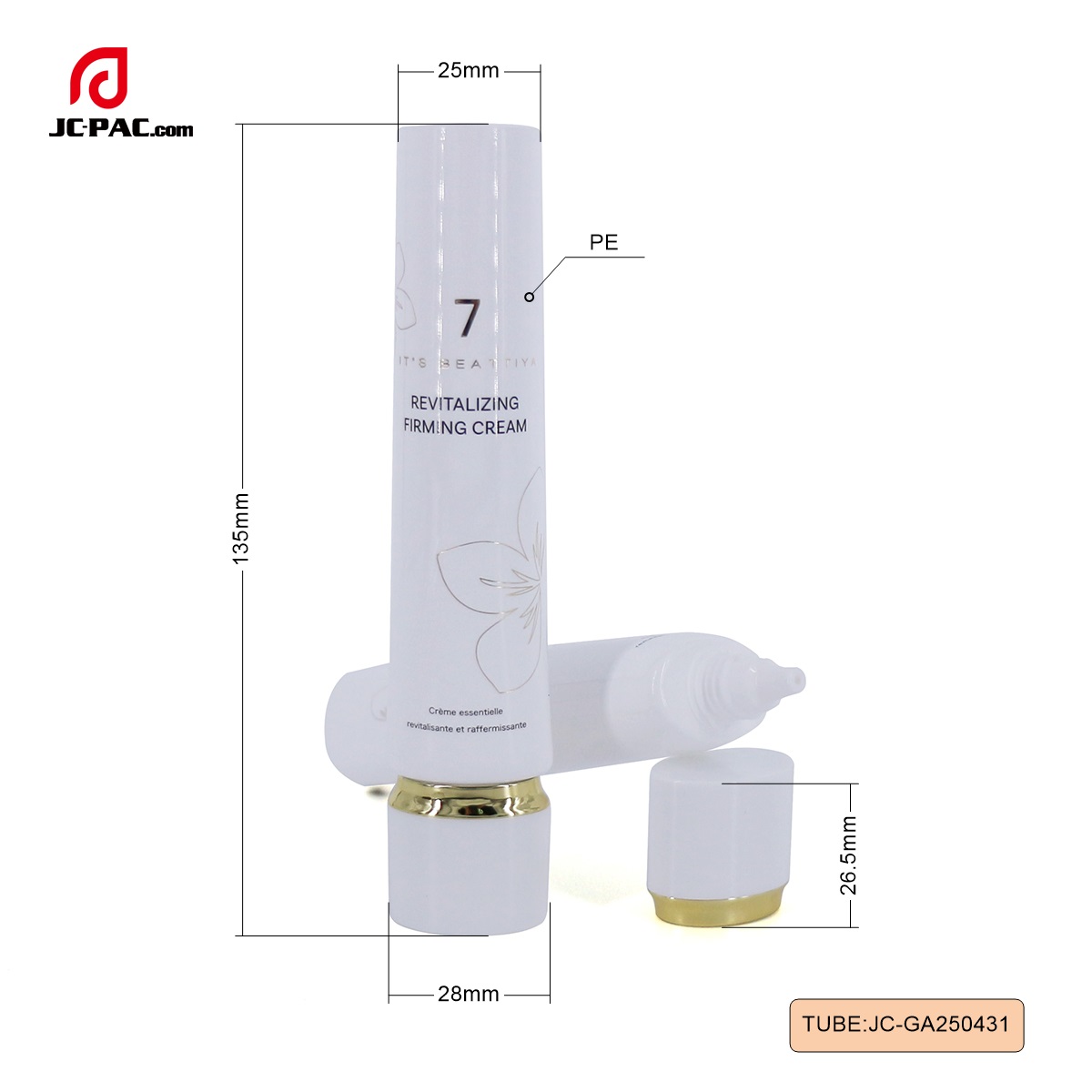 GA250431 40ml Plastic PE Tube for Eye Cream