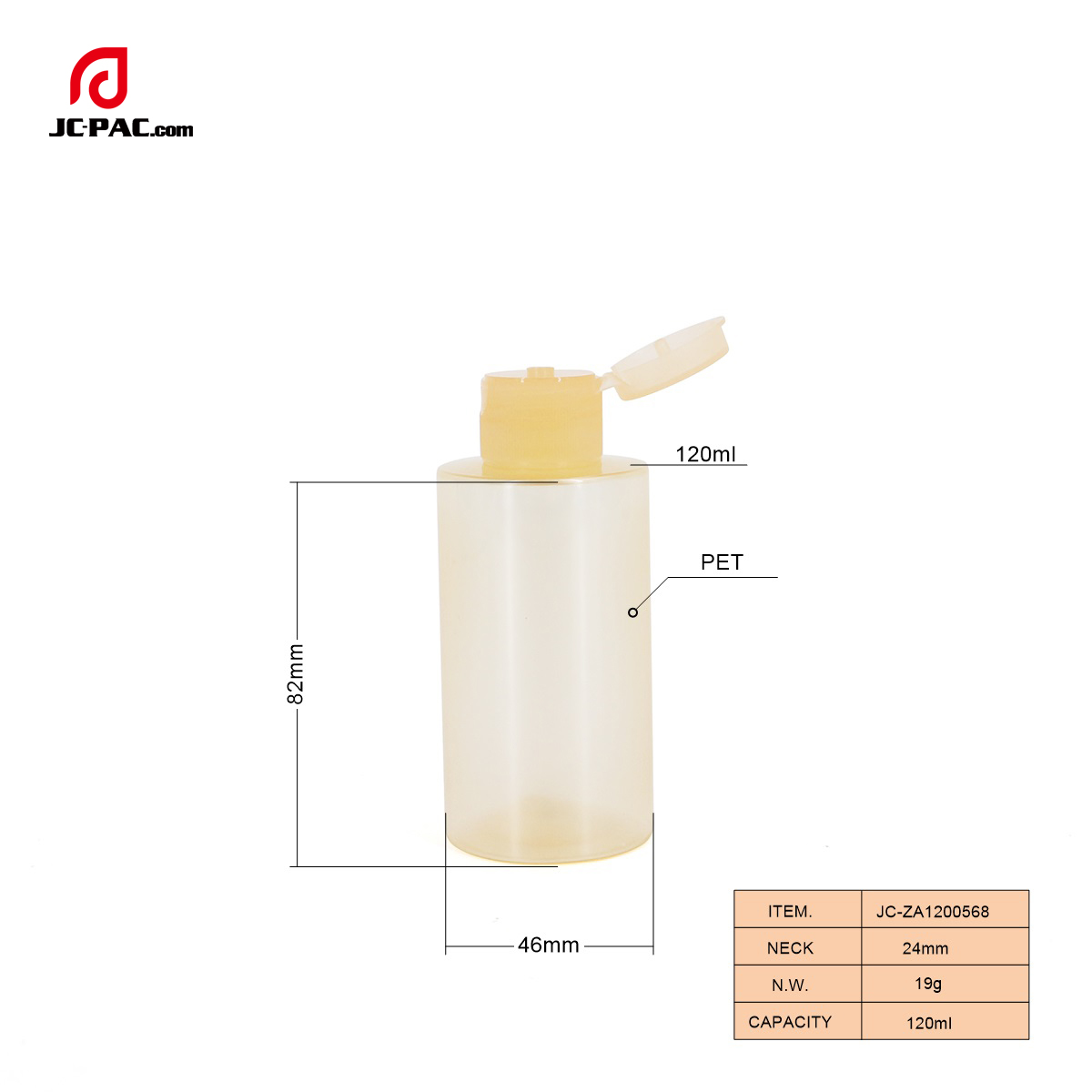 ZA1200568 120ml Cleansing Oil Bottle, Custom design bottle, Plastic bottle, Cosmetic Bottle 